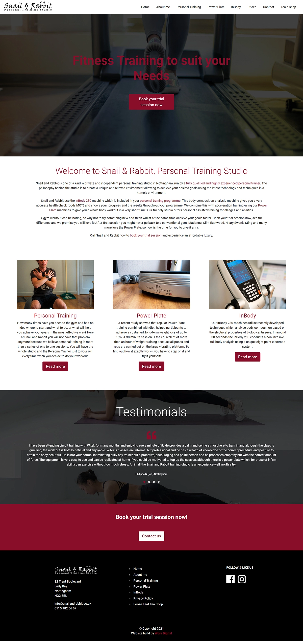 Personal Studio - Wora Digital Web Design Nottingham